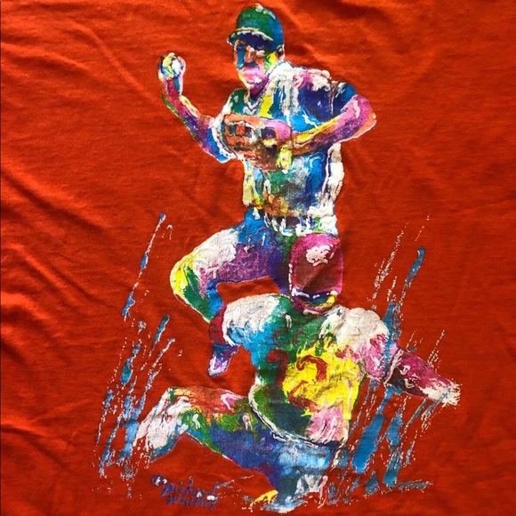 Richard Wallich Vintage Baseball T-Shirt Large/XL - Picture 2 of 7